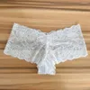 Kvinnors trosor 3st/Set Women Boxers spets transparent sexiga underkläder andningsbara ihåliga blommor Boyshorts damer underkläder