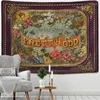 Tapestries Retro Illustration Tapestry Wall Hanging Bohemian Style Hippie Tapiz Art Aesthetics Living Room Home Decor