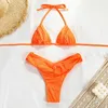 Damen Badebekleidung Cikini-Split Bikini Set für Frauen Krawatte Seil sexy Dreipunktstil Badeanzug Sommerstrand