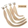 Extensions Nano Rings Hair Extension with Silicone Beads Invisible Nonremy Micro Bead Hair Extensions 50 strands Black Brown Blonde