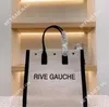 Totes Beach Shopping Bag Luxury Designer Handbag Rive Gauche Tote Mens Weave Weekend Clutch Bags Womens Fashion Canvas Bagage Crossbody Vacation Gym Axla Bag