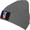 Berets Puerto Rico PR flaga dzianina czapki zimowe czapki dla mężczyzn i kobiet dzianinowe czapkę z czapką akrylową czapkę codzienną czapkę