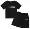 T-shirt firmate di nuovo stile Set di abbigliamento Estate TRAPSTAR Tshirt Bambini Ragazzi Pantaloncini da spiaggia Streetwear Tuta Abbigliamento donna Abbigliamento sportivo per ragazze