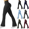 Pantaloni da donna Yoga svasati per donna Palestra Collant push up Sport Leggings a vita alta Abbigliamento da allenamento fitness Abbigliamento sportivo