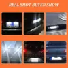 その他の車のライト2PCS LEDナンバープレート照明18 LED 12VフォルクスワーゲントゥーランゴルフボーイジェッタMK5 T5パサットスーパー1L204に適しています