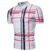 Mens Luxury Clothing Plaid Polo Shirt Golf Tops Wear Summer Classic Casual Short Sleeve Tee Shirt Men Jerseys Camisa Masculina 240320