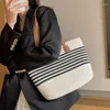 Totes Casual Bohemian Style Beach Bag 2024 Summer Straw Luxury Design Women's Handbag