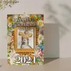 Calendrier étrange calendrier de chat médiéval 2024 calendrier mensuel amusant à suspendre décoratif avec images de chat décoration d'art de salle Y240322