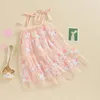 Robes de fille pour bébés et tout-petits, tenue de pâques, barboteuse en forme de lapin, en Tulle, sans manches, Tutu à paillettes scintillantes pour petites filles