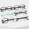 Sunglasses Anti-Blue Light Oversized Glasses Ultra Frame Computer Goggles Portable Office Square Eyeglasses Eyewear Accessories