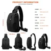 Moyyi Męska torba na ramię na ramię dla mężczyzn Casual Crossbody Bag Men Anti Theft School Summer Outdoor Krótka podróż Messengers Sling Bag 240322