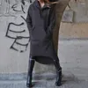カジュアルドレスの女性がベルベットのパーカー長いスウェットシャツドレス秋の冬のネクタイカラースリーブポケットソリッド非対称ベスティドス