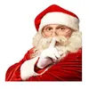 Update 1Pcs Christmas Realistic Santa Car Rear Accessories Window Wall Art Stickers Home Store Decal Decor O2n9