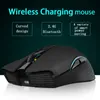 Rechargeable Computer Mouse Dual Mode Bluetooth24Ghz Wireless USB 2400DPI Optical Gaming Gamer Mice for PC Laptop 240314