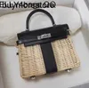 Luxury Picnic Handbag Bamboo Handswen 10a Fashion Rattan Brand Fresx4IVleisure Diagonal Bag A9x5