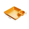 Plates Tableware Dinnerware Fruit Plate Square Kitchen Accessories Serving Creative Tray Japanese Household Sushi Dish