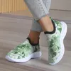 Chaussures décontractées pour femmes semelle souple fond plat Non positionnement Floral femmes mousse fraîche x-v Sneaker Zapatillas