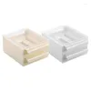 Bouteilles de stockage, panier à œufs, conteneur distributeur, organisateur de réfrigérateur, boîte de conservation fraîche, plastique Transparent épais avec pneu