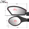 Accessoires Hafny Bicycle Standbar Side Safety achteruitzicht Mirror Cycling Roestvrij staal Len Blind Spot Mirrors MTB Flexibele achteruitkijkspiegel