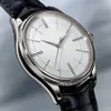 Wysokiej jakości zegarek 39 mm Geneve Cellini 2813 ruch skórzana bransoletka automatyczna męska zegarki 260s