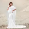 Cloak Design Flying Dresses for Pregnant Women Po Session Elegant Premama Floor Length Maxi Martenity Baby Shower 240309