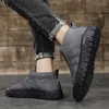 Walking Shoes 2024warm Cotton Boots Non-Slip Casual Men's Sports arbete Bekvämt vadderat snö pälsskor plus storlek