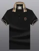 2024 Summer New Polo Shirt Men's Embroidered Short sleeved T-shirt Large Fashion T-shirt Polo Collar Men's Solid Color