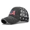 Boll Caps Fashion Baseball Hat Thin Unisex Dekorativ 4 juli Independence Day Sun Protection