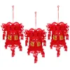 Bordslampor 3 PCS Palace Lantern Spring Festival Ornaments julgrandekorationer hänge