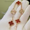 Cleef Four Leaf Clover Jewelrys Van Clover Bracelet Marque Amour Designer Trèfle Bracelet Argent Rose Or Spirale Bracelet Couple Classique Diamant Bijoux Cadeau avec