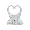 Portacandele Coppia Elefante Portacandele Statua Decorativa Piccole Decorazioni Perfette