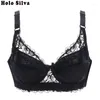 Bras 2024 Plus Size 40 90 44 Push Up Lace For Women's Bralette Crop Top Bh BCD Underwear Sexy Lingerie Brassiere Girl 75-105BCD#