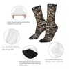 Chaussettes pour hommes Feuille Véritable Arbre Camouflage Shopping Impression 3D Garçon Filles Chaussette mi-mollet