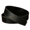 Belts 2024 Men Leather Belt Shape Smooth Buckle Body Blue Brown Orange White Black Without Strap Automatic