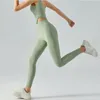 Damen-Leggings mit hoher Taille und angehobenem Gesäß ohne unangenehme Linien, 9-Punkt-Sport-Yogahose