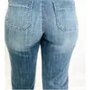 Kvinnors jeans Autumn Office Lady Lady Loose Fashion Women Streetwear Trousers Stretch Pants High midja denim Pantalon 29449