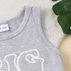 Kläder set co mmehjri småbarn baby pojke sommarkläder stora bro ärmlösa tank tops tees bräd badrum stammar pojkar hawaiian strand shorts set