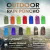 3 I 1 Portable Sunshade Camping tarp Ground Mat Raincoat Outdoor Waterproof Rain Poncho ryggsäckskydd för vandringspicknicktält 240307