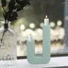 Подсвечники Подставка для свечей Минималистичный стол для романтики Гладкие подставки Настольные украшения Кофе