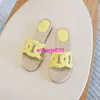 Extra sandaler läder tofflor 2024 Summer Outwear Pig Nose äkta läder coola tofflor gräs vävade fiskarmans skor med hampa rep sula h har logotyp hbk8t2