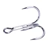50pcslot BKK Treble Hook Black 1#12# AntiRust Super Sharp Triple Anchor Hooks Sea Trolling Fishing Saltwater Lure Fish Pesca 240312