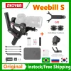 Heads Zhiyun Weebill S WeeBil 3 3Axis Gimbal Stabilizer Mirrorless DSLR Cameras för Sony A7 III A6000 Nikon Panasonic GH5 Fuji Canon