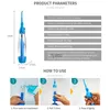 Other Appliances Portable oral irrigators for cleaning teeth dental braces products water threaded braces nozzle cleaning machines H240322