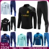 Marseilles Soccer Tracksuit 2023 2024 Men and Kids Football Tracksuit Kits Clauss Mbemba Training Kit 23 24