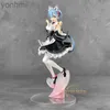 Figuras de brinquedo de ação Alpha Omega Anime Re ZERO Começando a vida em outro mundo Sexy Girl Rem Cat Ear Ver.Coleção de bonecos de ação em PVC 1/8, brinquedos modelo 240322