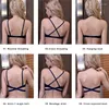 Bras Sexy Push Up Bra Backless Women Sport Yoga Low Cut Open Back Dresses Wedding Underwear Invisible Seamless Deep U Lingerie