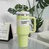 Muggar redo att skicka quencher tumblers H2.0 40oz rostfria koppar med silikonhandtag lock och halm 2: a generationens bilmuggar håller Q240322