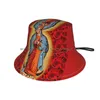 Bérets Virgen De Guadalupe Bonnets Tricot Chapeau Vierge Marie Religion Catholique Espagnol Famille Mexicaine Amour Foi