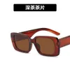 2 pcs Fashion luxury designer Personalized small square Sunglasses 2021 new ins online Red same Sunglasses trend street shot