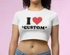 Women's T-Shirt I like custom cut tops for women with relaxed waist photos. Here are DIY personalized photos of myself. Women cut tops with O-necks 240322